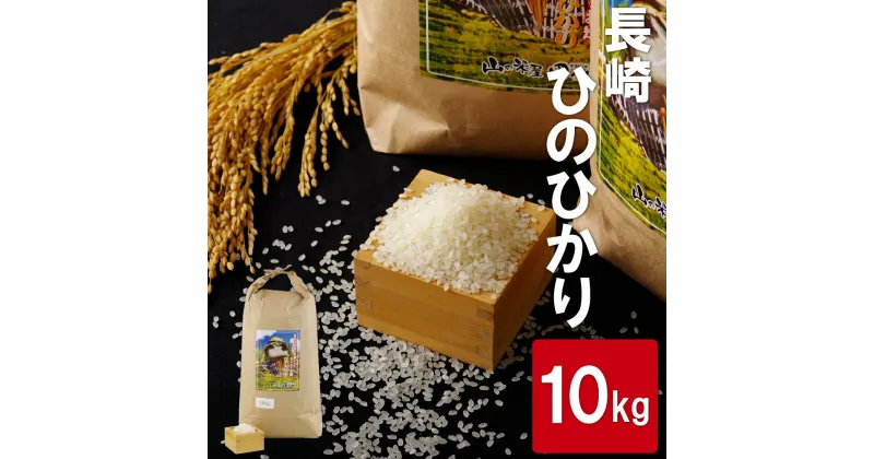 【ふるさと納税】 長崎 ひのひかり 白米 (10kg) 令和6年 お米 精米 国産 送料無料 長崎県産 常温