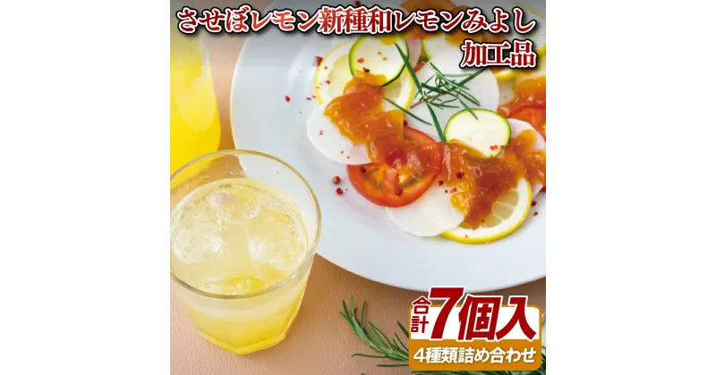 【ふるさと納税】させぼレモン(新種和レモンみよし)加工品