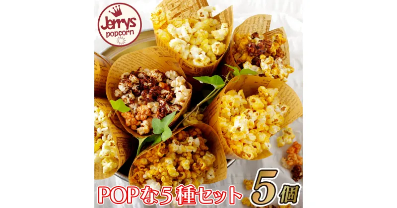 【ふるさと納税】〈ジェリーズポップコーン〉POPな5種セット 常温