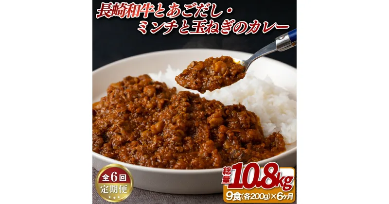 【ふるさと納税】《定期便》長崎和牛とあごだしのカレー・長崎和牛切り落としのミンチと玉ねぎのカレー甘口【6ヵ月お届け】