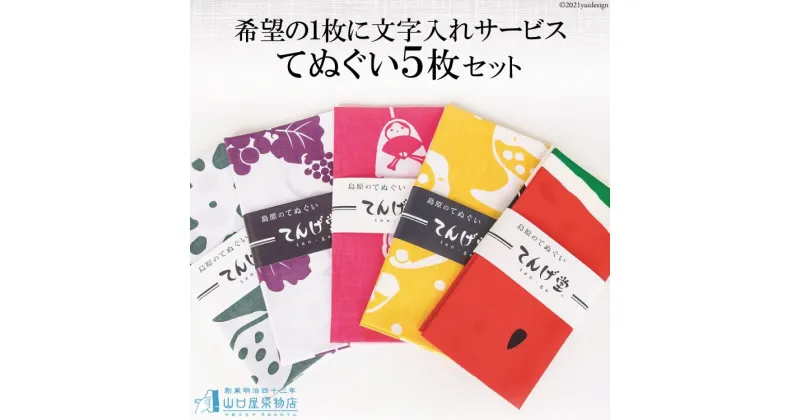 【ふるさと納税】てぬぐい5枚セット