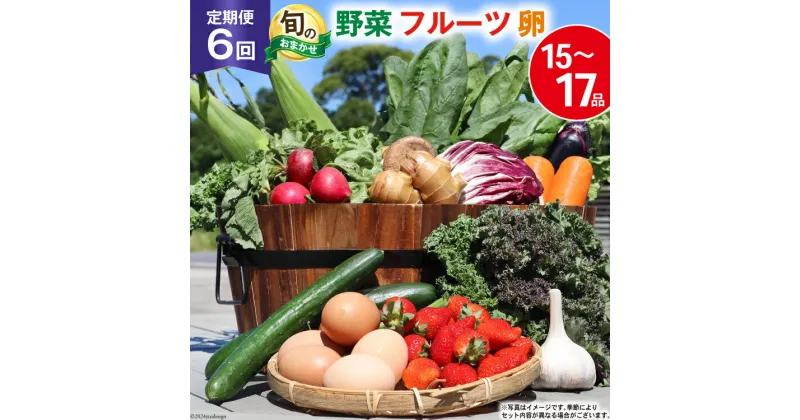 【ふるさと納税】BH113 【6回定期便】 野菜・フルーツ・卵 旬のおまかせセット （野菜・フルーツ14～16種、卵6玉） 【 野菜セット 野菜 フルーツ 果物 たまご 鶏卵 産地直送 厳選 野菜生活 長崎県 島原市 送料無料】 レビューキャンペーン