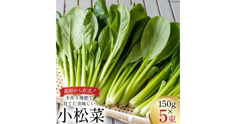 【ふるさと納税】【BH012】小松菜 150g×5束