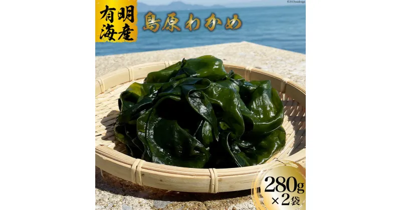 【ふるさと納税】【AH030】 有明海産島原わかめ　280g×2袋