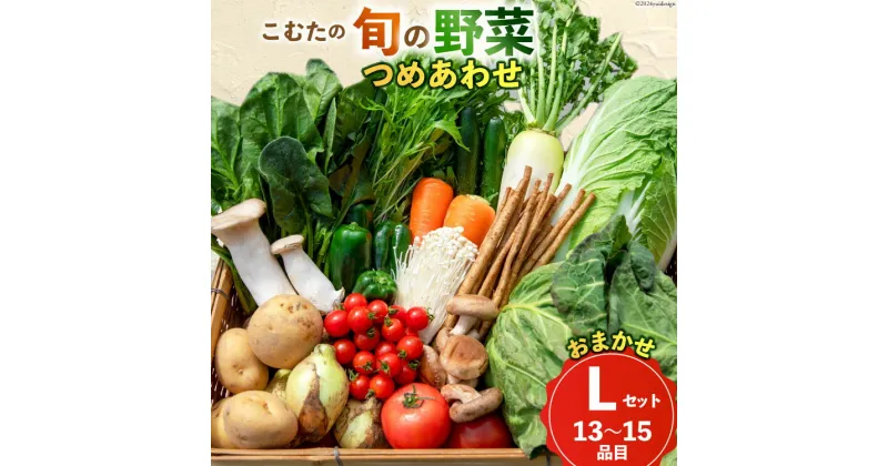 【ふるさと納税】AI023【10～5月限定出荷】こむたの旬の野菜つめあわせ(13～15品目)おまかせ L セット 【 野菜 やさい 旬 種類 人気 オススメ 新鮮 詰め合わせ こむた 小無田 青果 長崎県 島原市 】