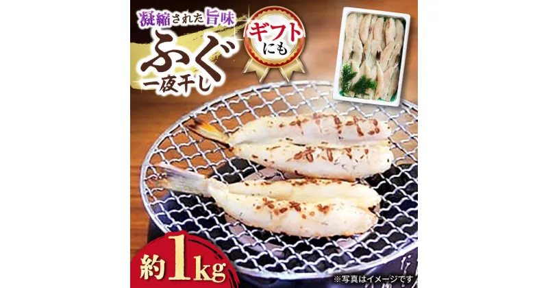 【ふるさと納税】ふぐ 一夜干し 約1kg / ふぐ フグ 一夜干し 河豚 干物 ひもの / 大村市 / 株式会社ナガスイ[ACYQ003]