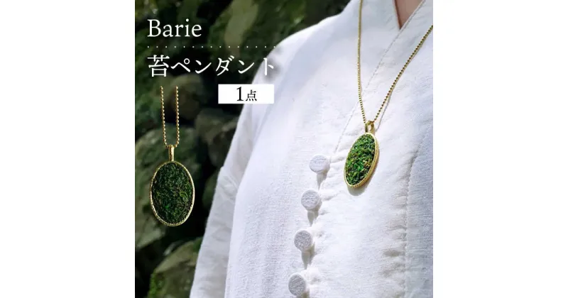 【ふるさと納税】苔 ペンダント ネックレス アクセサリー コケ 大村市 Barie[ACYO010]