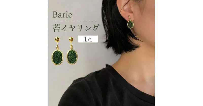 【ふるさと納税】苔 イヤリング アクセサリー コケ 大村市 Barie[ACYO011]