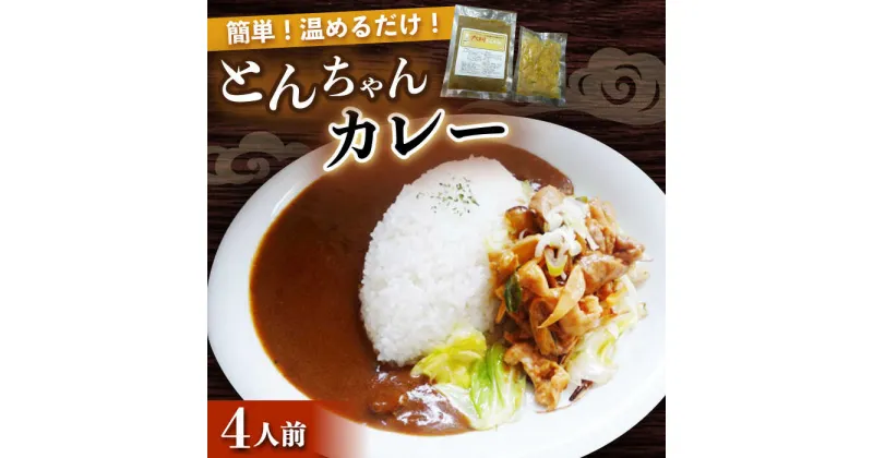 【ふるさと納税】大村 とんちゃん カレー 300g×4個 セット / ホルモンカレー レトルト / 大村市 / ペーパームーン紙月夢兎[ACYG006]