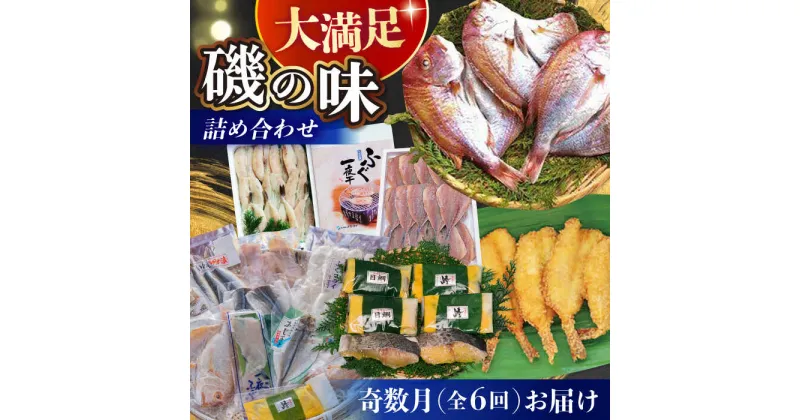 【ふるさと納税】【6回定期便 / 奇数月】 磯の味セット（ 味噌漬け レンコ鯛 ふぐフライ あじの開き フグ一夜干し 干物セット ）/ 鯛 たい タイ 鰆 さわら サワラ あじ アジ 鯵 ふぐ フグ 河豚 一夜干し 明太子 めいたいこ 干物 ひもの / 大村市 / 株式会社ナガスイ[ACYQ026]