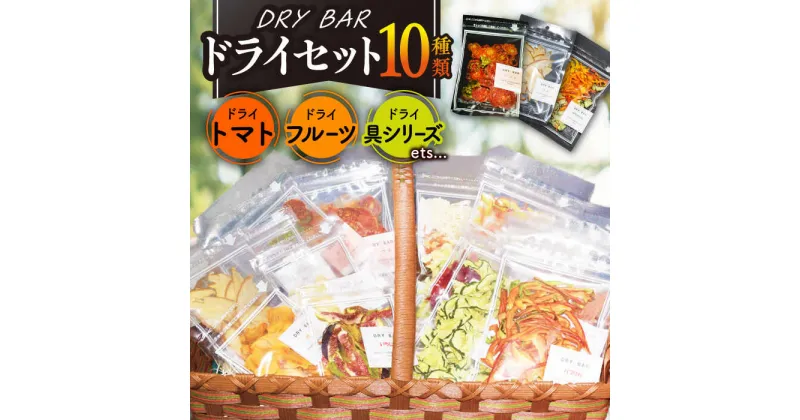 【ふるさと納税】DRY BAR ドライバー Aセット 10種類 ドライフルーツ / ドライフルーツ お菓子 菓子 間食 おやつ / 大村市 / ファームいまみっちゃん[ACYL001]