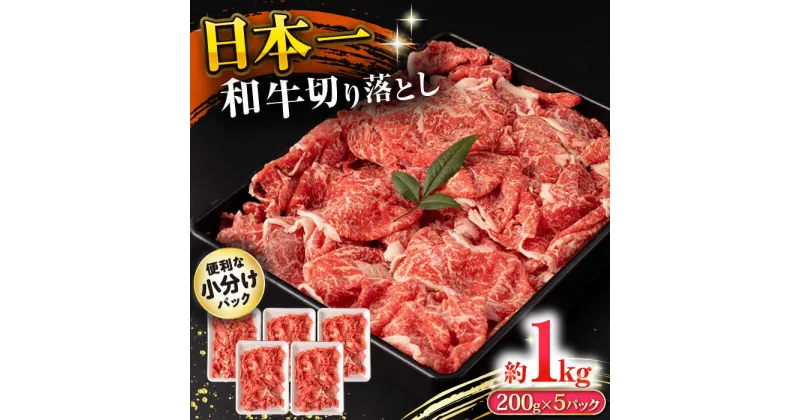 【ふるさと納税】長崎和牛 切り落とし肉 1kg / 牛肉 切り落とし 切落し きりおとし すき焼き すきやき しゃぶしゃぶ 小分け / 大村市 / おおむら夢ファームシュシュ[ACAA142]