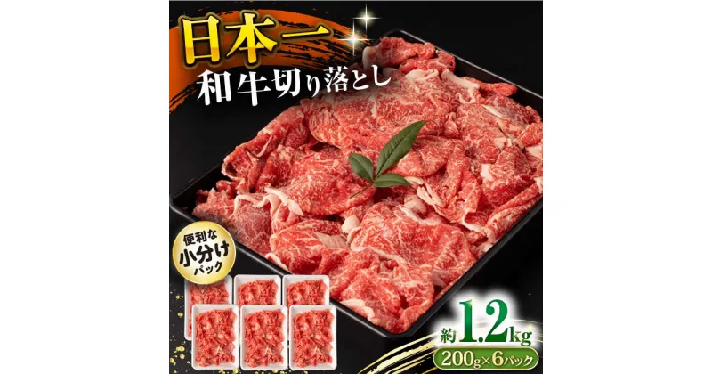 【ふるさと納税】長崎和牛 切り落とし肉 1.2kg / 牛肉 切り落とし 切落し きりおとし すき焼き すきやき しゃぶしゃぶ 小分け / 大村市 / おおむら夢ファームシュシュ[ACAA143]