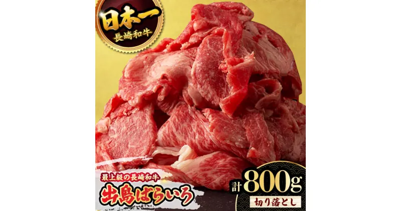 【ふるさと納税】【限定生産】牛肉 切り落とし 長崎和牛 出島ばらいろ 計800g (400g×2パック) / 大村市 / ゆいまーる[ACBV003]