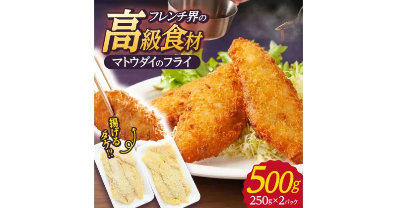 【ふるさと納税】【平戸産】マトウダイのフライ 約500g(約250g×2p)【ひばり】 [KAA063]