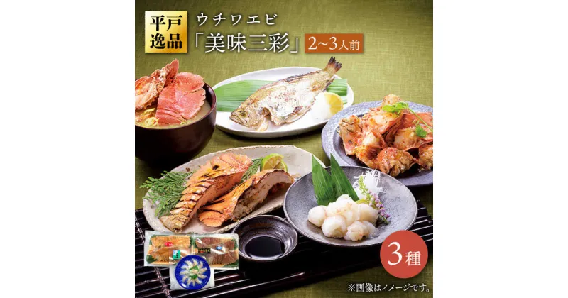 【ふるさと納税】【平戸逸品】ウチワエビ「美味三彩」3種【平戸さくら水産】 [KAA144] うちわえび しゃぶしゃぶ さしみ 刺身