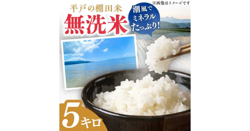 【ふるさと納税】【潮風で育った新鮮米】平戸の棚田米（無洗米）約5kg 平戸市 / ひらど新鮮市場 [KAB021] にこまる ひのひかり こしひかり