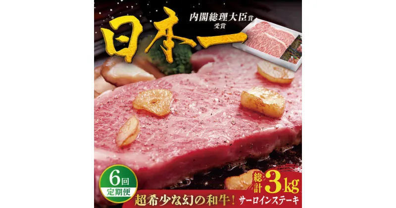 【ふるさと納税】【全6回定期便】特選 平戸 和牛 サーロインステーキ 計3kg（約250g×2枚/回）平戸市 / 萩原食肉産業 [KAD115] 牛肉 肉 焼肉 焼くだけ BBQ バーベキュー