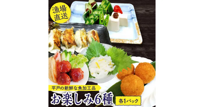 【ふるさと納税】【 海 の幸 詰合せ 】平戸の 新鮮 な 魚 加工品　お楽しみ6種（6個） セット 【百旬館】[KAK006]