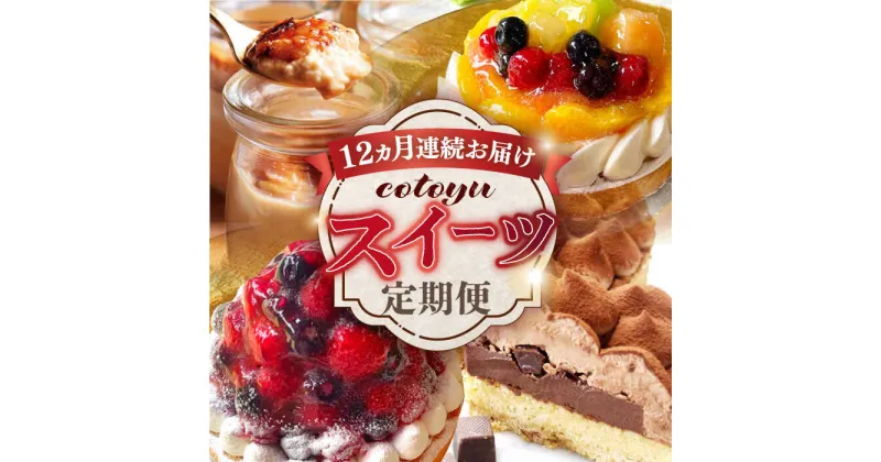 【ふるさと納税】【全12回定期便】cotoyuのスイーツ定期便【心優 －Cotoyu Sweets－】[KAA405] 遅れてごめんね 誕生日ケーキ タルト モンブラン ケーキ 平戸 定期便