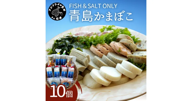 【ふるさと納税】FISH&SALT ONLY 青島かまぼこ10個入り【B5-069】 かまぼこ 蒲鉾 カマボコ すり身 詰め合わせ セット 10個入り 無添加 送料無料 お歳暮