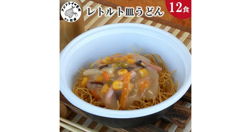 【ふるさと納税】レトルト皿うどん12食【B7-014】レトルト 皿うどん うどん 簡単調理 長崎皿うどん 詰め合わせ レンチン お歳暮