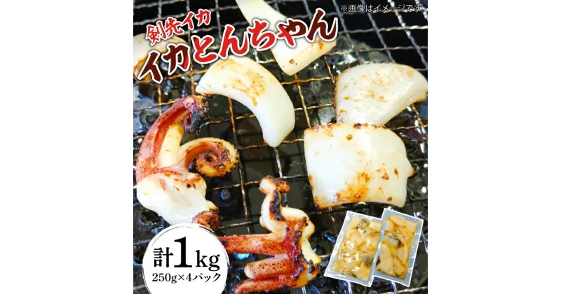 【ふるさと納税】つしま 久和の イカ とんちゃん （剣先イカ バージョン） 4パック《対馬市》【ゆうなぎ対馬】 いか 剣先イカ おつまみ 惣菜 冷凍 [WAG020] 17000 17000円