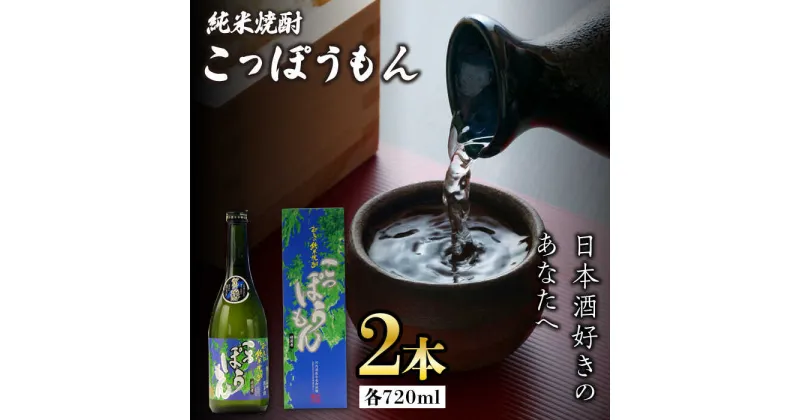 【ふるさと納税】純米焼酎 こっぽうもん 25度 720ml 2本セット《対馬市》【株式会社サイキ】対馬 酒 贈り物 米焼酎 プレゼント 焼酎[WAX010] 15000 15000円