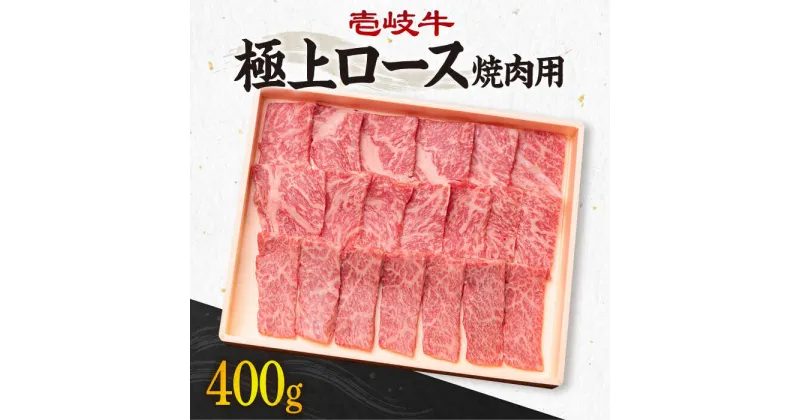 【ふるさと納税】《A4〜A5ランク》壱岐牛 極上 ロース 400g （焼肉用）《壱岐市》【壱岐市農業協同組合】[JBO011] 冷凍配送 黒毛和牛 A5ランク 肉 牛肉 ロース 焼肉 焼き肉 BBQ 赤身 焼肉用 31000 31000円 3万円