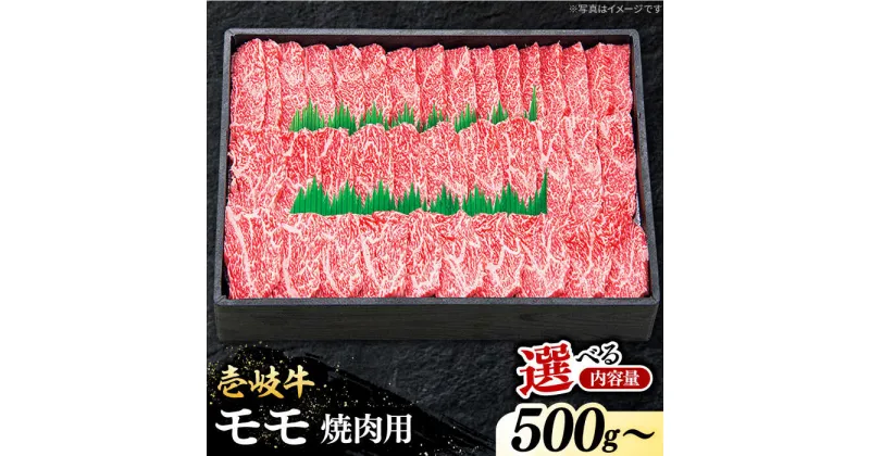 【ふるさと納税】 特選 壱岐牛 モモ 500g / 1kg（焼肉用）【選べる内容量】《壱岐市》【太陽商事】 [JDL003] 冷凍配送 黒毛和牛 A5ランク 肉 牛肉 モモ 赤身 焼肉 焼き肉 焼肉用 BBQ 焼肉用