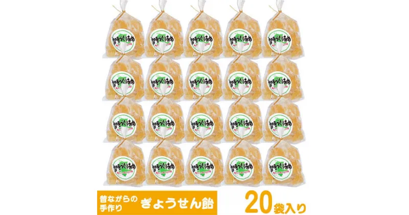 【ふるさと納税】昔ながらの手作り ぎょうせん飴 20袋 [JDB087] 飴 お菓子 キャンディー 菓子 アメ 10000 10000円