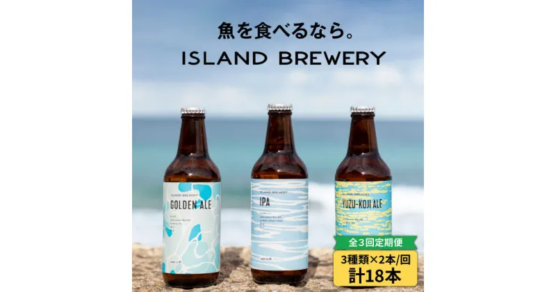 【ふるさと納税】【全3回定期便】クラフトビール 330ml 6種（3種類×2本）《壱岐市》【ISLAND BREWERY】 《 壱岐市 》[JED018] 飲み比べセット 酒 アルコール ビール セット 詰め合わせ 定期便 51000 51000円 冷蔵配送