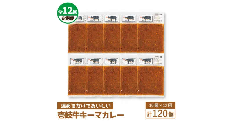 【ふるさと納税】【全12回定期便】壱岐牛キーマカレー[JBW028] 420000 420000円 42万円 冷凍配送