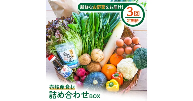 【ふるさと納税】【全3回定期便】壱岐産食材詰め合わせBOX「野菜」[JBF015] 野菜 旬 詰め合わせ セット 66000 66000円 冷蔵配送