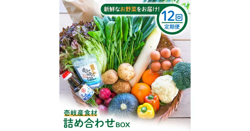 【ふるさと納税】【全12回定期便】壱岐産食材詰め合わせBOX「野菜」[JBF017] 野菜 旬 詰め合わせ セット 264000 264000円 冷蔵配送