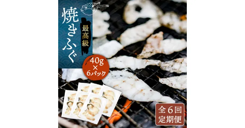 【ふるさと納税】【全6回定期便】焼きふぐ 40g×6パック 《壱岐市》【なかはら】[JDT052] ふぐ フグ 河豚 とらふぐ トラフグ 焼きふぐ 焼ふぐ 焼きフグ おつまみ 肴 ツマミ 168000 168000円 冷凍配送