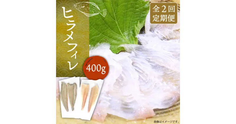 【ふるさと納税】【全2回定期便】ヒラメフィレ 約400g（1尾・1kg台前後）《壱岐市》【なかはら】 [JDT069] ヒラメ ひらめ フィレ 柵 刺身 刺身ブロック 刺し身 切身 冷凍 海鮮 海鮮丼 49000 49000円 冷凍配送