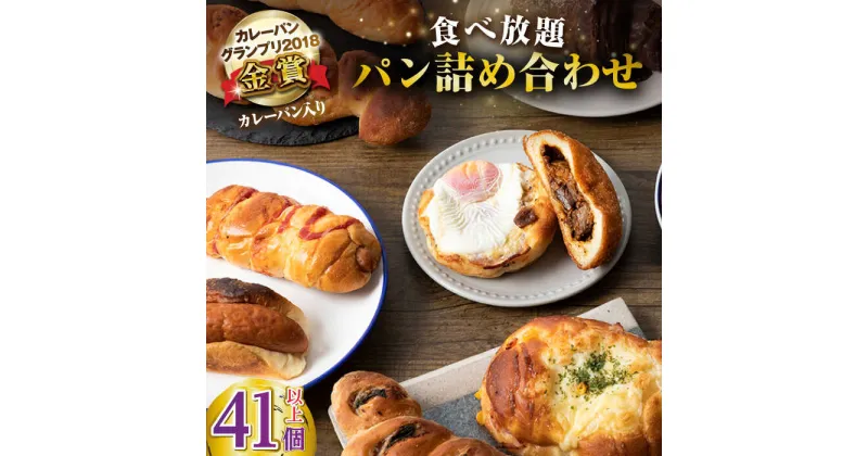 【ふるさと納税】壱岐島満喫食べ放題 パック 41個 セット カレー パン ハード ステーキ 朝食 高級 詰め合わせ 《壱岐市》【パンプラス】[JEU004] 50000 50000円 冷凍配送