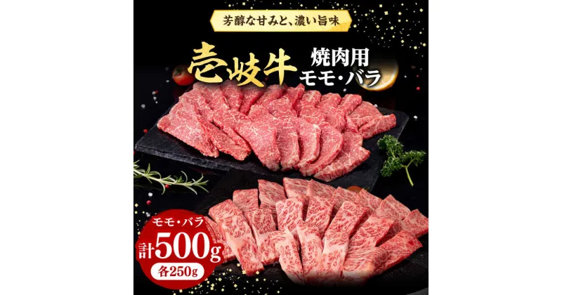 【ふるさと納税】壱岐牛 焼肉用 モモ・バラ 500g《壱岐市》【株式会社イチヤマ】[JFE058] 赤身 肉 牛肉 焼肉 焼き肉 モモ バラ カルビ 冷凍配送 BBQ 21000 21000円