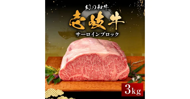 【ふるさと納税】壱岐牛 サーロイン ブロック 3kg 《壱岐市》【中津留】[JFS004] 冷凍配送 黒毛和牛 A5ランク サーロイン ステーキ 焼肉 BBQ 牛肉 肉 サーロインステーキ 赤身 焼き肉 ブロック肉 ブロック イベント 191000 191000円 焼肉用