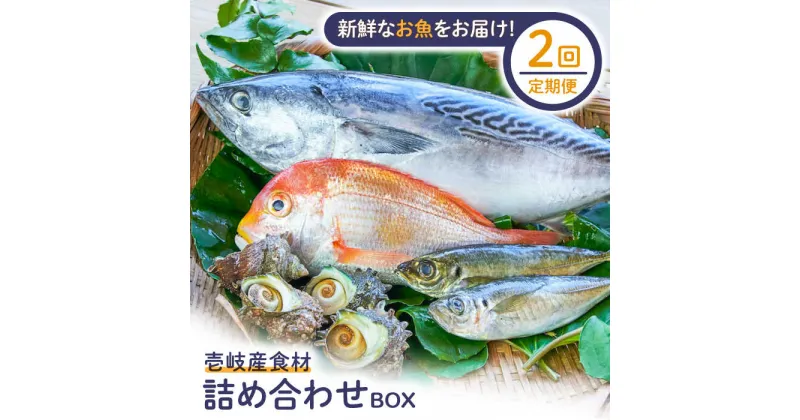 【ふるさと納税】【全2回定期便】壱岐産食材詰め合わせBOX「魚」《壱岐市》【壱岐イルカパーク＆リゾート】塩 醤油 卵 魚介類 海鮮[JBF036]