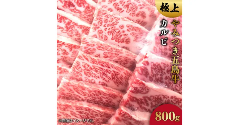 【ふるさと納税】A4 A5ランク 五島牛 カルビ800g【肉のマルヒサ】[PCV006]