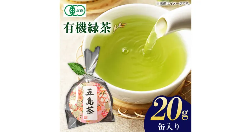 【ふるさと納税】【安心・安全、健康！】有機缶入緑茶 20g 常温 五島市 / グリーンティ五島 [PAV016]