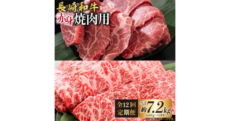 【ふるさと納税】【12回定期便】長崎和牛 赤身 焼肉（モモ・ウデ）食べ比べ ＜ミート販売黒牛＞ [CBA117]