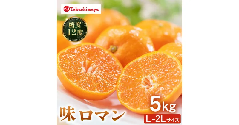 【ふるさと納税】【高島屋選定品】【九州屋】【先行予約】味ロマン5kg（L～2Lサイズ）＜高島屋＞[CFQ059] みかん ミカン 蜜柑 柑橘 高糖度 甘い 高品質 ブランド 九州屋 高島屋