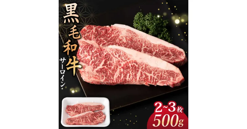 【ふるさと納税】【赤身本来のコクと旨味！】 長崎県産黒毛和牛 サーロインステーキ 500g（2～3枚） ＜宮本畜産＞[CFA025] 長崎 西海 黒毛和牛 和牛 牛肉 肉 ステーキ サーロイン 赤身 贈答 ギフト プレゼント