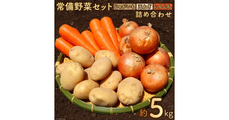 【ふるさと納税】【期間限定発送】常備野菜 セット 約5kg じゃがいも 玉ねぎ にんじん 詰め合わせ [吉岡青果 長崎県 雲仙市 item1273] 野菜 詰め合わせセット ジャガイモ たまねぎ 人参 5キロ レビューキャンペーン