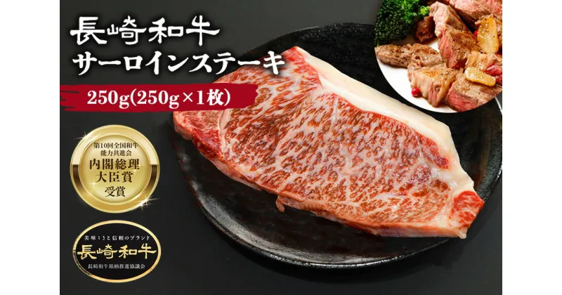 【ふるさと納税】長崎和牛 サーロイン ステーキ 250g×1 [サンクスラボ 長崎県 雲仙市 item1339] ステーキ 和牛 牛肉 国産