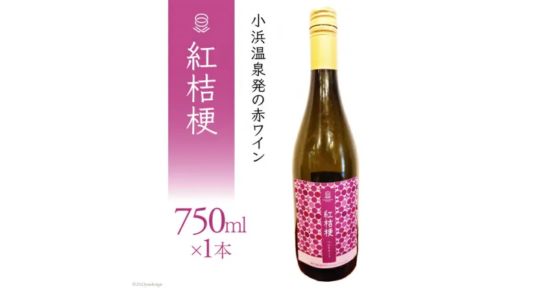 【ふるさと納税】赤ワイン 小浜温泉発 紅桔梗 750ml×1本 [小浜温泉ワイナリー 長崎県 雲仙市 item1756] ワイン 赤 赤ワイン 国産 日本