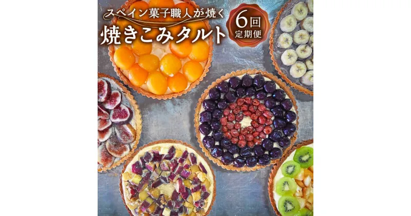 【ふるさと納税】【10/28値上げ予定】【定期便6回】【スペイン菓子職人が焼く】焼きこみタルト /タルト いちじく 季節 南島原市 / 吉田菓子店 [SCT025] ケーキ 食べ比べ おやつ 菓子 スイーツ 定期便